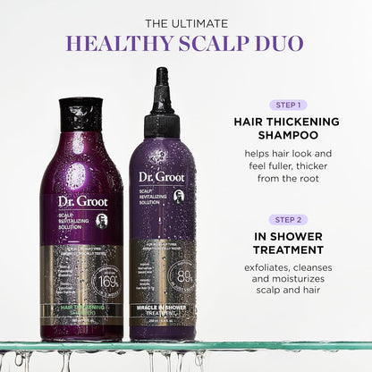 Miracle in Shower Moisturizing Treatment for Hair Loss, Korean Hair Care Rinse, Rosemary Oil for Smooth, Healthier-Looking Hair in 5 Seconds, Scalp Revitalizing Solution