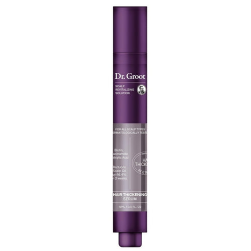 Award-Winning Hair Thickening Serum for Hair Loss, Thinning Hair, Korean Hair Care, Scalp Treatment, Clinically Tested, Thicker, Reduces Oil, Roll On