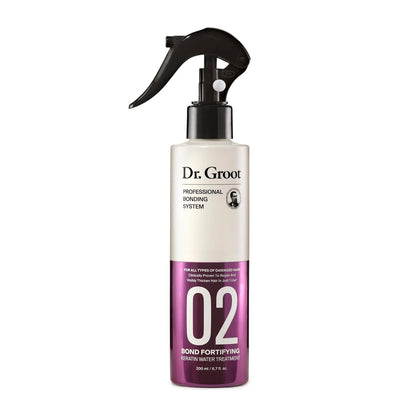 Bond Fortifying Keratin Treatment, Clinically Proven for Repair and Thickening of Dry, Thin, Damaged Hair - Hair Mask, Glass Hair Effect, Korean Professional Bonding System