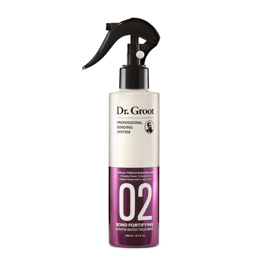 Bond Fortifying Keratin Treatment, Clinically Proven for Repair and Thickening of Dry, Thin, Damaged Hair - Hair Mask, Glass Hair Effect, Korean Professional Bonding System